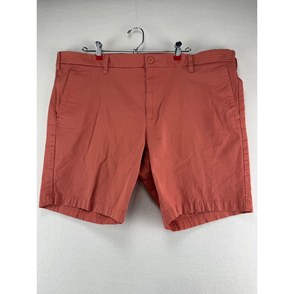 Dockers Ultimate‎ Short Mens 42 Coral Orange Supreme Flex Chino Shorts